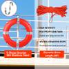 23" Life Ring, Boat Safety Throw Rings,Life Buoy with Reflective Tape & Grab Lines,Orange Life Preserver Life Saving Rings,Include Water Floating Saving Rope and S-Hook Holder view 4