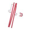 GRABLOOM Portable Camping Lamp Lightweight Aluminum Alloy Stand Outdoor Lamp Post Hanging Light Hanging Poles for Outdoor Camping Lights Aluminium Alloy Hanging Poles, Red-Single hook view 4