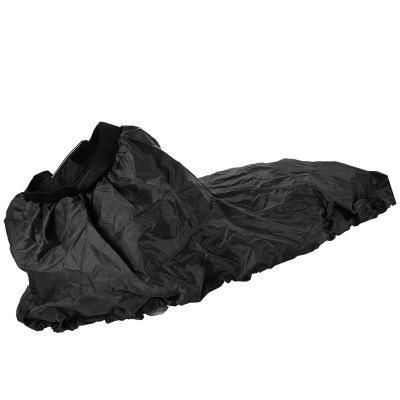Adjustable Nylon Kayak Spray Skirt Cover Water Sports Accessory Black Gray for Kayak (Black)