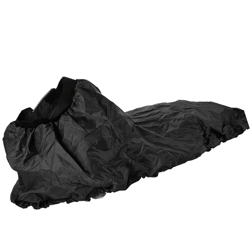 Adjustable Nylon Kayak Spray Skirt Cover Water Sports Accessory Black Gray for Kayak (Black)