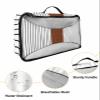 4 Set Packing Cubes - Boho Farmhouse Strape Texture White Packing Cubes for Carry on Suitcase Lightweight Travel Essential Bag for Clothes Shoes Cosmetics Toiletry view 3