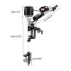 JooWing 1000W 5HP Electric Outboard Motor Fishing Boat Engine Brushless Trolling Start Marine Trolley Driver Propeller Steering Handle for 6.56-13.12ft Small Vessels view 2