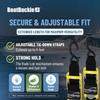 BoatBuckle's Pro Series Kwik-Lok Boat Tie Down Straps to Trailer with Boat Pads, 2-Pack Easy to Use Adjustable Transom Tie Down Straps, 2-Inch x 6-Feet, 1,200 Lbs Break Strength view 3