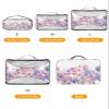 4 Set Packing Cubes - Country Spring And Purple Flowers White Packing Cubes for Carry on Suitcase Lightweight Travel Essential Bag for Clothes Shoes Cosmetics Toiletry view 2
