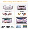 4 Set Packing Cubes - Country Spring And Purple Flowers White Packing Cubes for Carry on Suitcase Lightweight Travel Essential Bag for Clothes Shoes Cosmetics Toiletry view 4