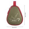 GRABLOOM Camping Cup Bowl Storage Bag Oxford Cloth Barbecue Tableware Travel Carrying for Case for Outdoor Hiking Bowling Bowl Bag, Army Green view 2
