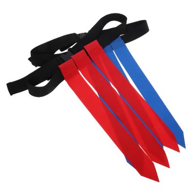 MUSISALY 2pcs Football Flag Belts for Teens and Adults Rugby Waist Flags for Training and Outdoor and Competitive Play