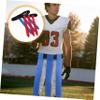 MUSISALY 2pcs Football Flag Belts for Teens and Adults Rugby Waist Flags for Training and Outdoor and Competitive Play view 2
