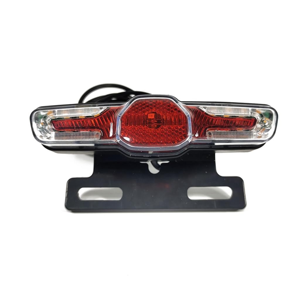 Kqcibz Electric Bicycle Tail Light Brake Light Compatible with 12-80V Brake Light for Brightening(6Pin)
