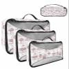 4 Set Packing Cubes - Retro American Country Red Packing Cubes for Carry on Suitcase Lightweight Travel Essential Bag for Clothes Shoes Cosmetics Toiletry view 1