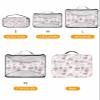 4 Set Packing Cubes - Retro American Country Red Packing Cubes for Carry on Suitcase Lightweight Travel Essential Bag for Clothes Shoes Cosmetics Toiletry view 2