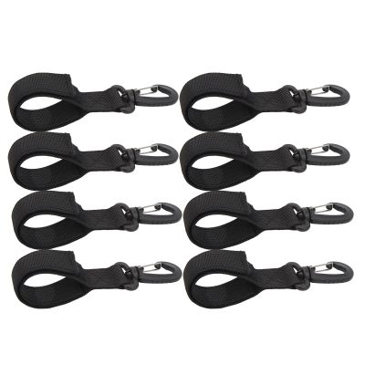 Kuuleyn 8pcs Kayak Paddle Buckles Nylon Plastic Paddle Hook Straps Portable Strap Holder Kayak Paddle Leash Paddle Holder Strap for Boat Paddle Kayak