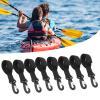 Kuuleyn 8pcs Kayak Paddle Buckles Nylon Plastic Paddle Hook Straps Portable Strap Holder Kayak Paddle Leash Paddle Holder Strap for Boat Paddle Kayak view 4