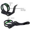 Bike Seat Post Clamp,Bike Seat Clamp 2 Pcs Bike Seat Post Clamp 34.9mm Aluminum Alloy Seat Tube Clip Bicycle Quick Release Seatpost for Mountain Bike (Color : Red) (Color : Black) view 3