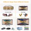 4 Set Packing Cubes - Spring Sunflower Checkered Plaid Brown Packing Cubes for Carry on Suitcase Lightweight Travel Essential Bag for Clothes Shoes Cosmetics Toiletry view 4