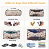 4 Set Packing Cubes - Spring Flowers Watercolor Purple Chrysanthemum Packing Cubes for Carry on Suitcase Lightweight Travel Essential Bag for Clothes Shoes Cosmetics Toiletry view 4