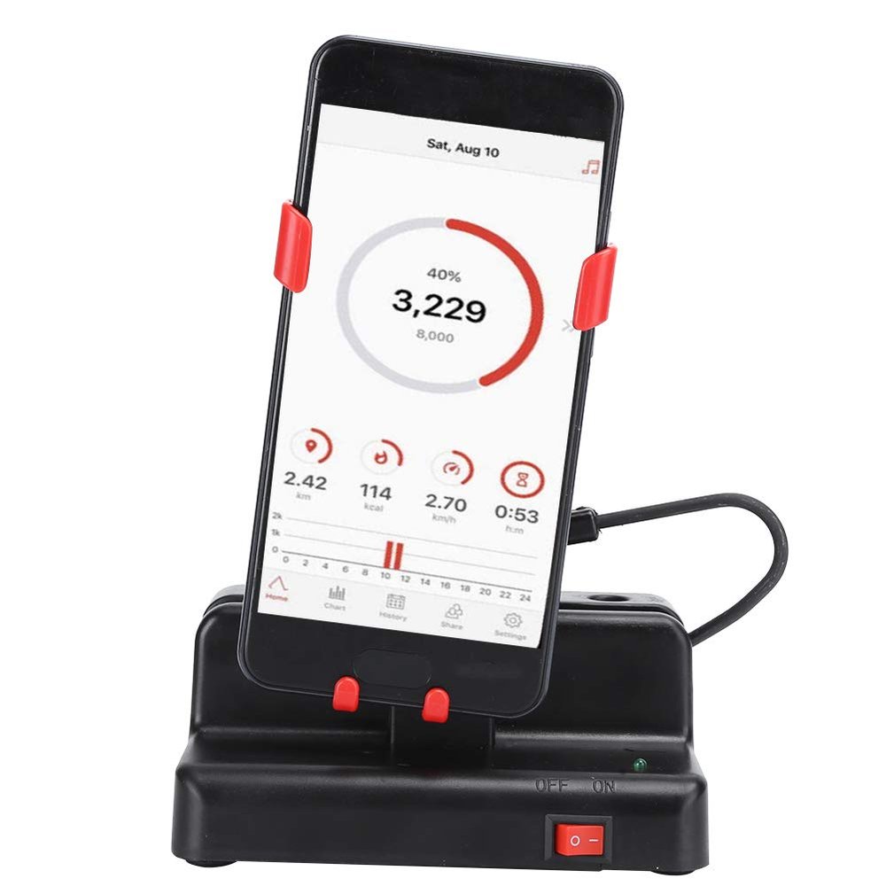 Mobile Phone Shaker Left Right Swing Steps Counter Pedometer, Stand Red Automatically Mobile Counting Increase Steps No Magnetic Interference