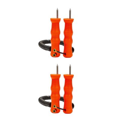 Rulbelok Retractable Ice Safety Pick for Ice Fishing Ice Skating Ice Safety Spikes Fishing Safety Kits Ice Fishing Safety Gears Ice Breaking Accessories