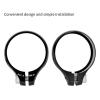 Bike Seat Post Clamp,Bike Seat Clamp 2 Pcs Black Ultralight Aluminium Alloy 34.9mm Quick Release Mountain Road MTB Bike Bicycle Seatpost Seat Post Clamp Tube Clip (Color : Red) (Color : Black) view 2