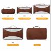 4 Set Packing Cubes - Farmhouse Style on Leather Texture Packing Cubes for Carry on Suitcase Lightweight Travel Essential Bag for Clothes Shoes Cosmetics Toiletry view 2