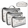 4 Set Packing Cubes - Retro American Country Brown Packing Cubes for Carry on Suitcase Lightweight Travel Essential Bag for Clothes Shoes Cosmetics Toiletry view 1