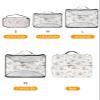 4 Set Packing Cubes - Retro American Country Brown Packing Cubes for Carry on Suitcase Lightweight Travel Essential Bag for Clothes Shoes Cosmetics Toiletry view 2