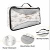 4 Set Packing Cubes - Retro American Country Brown Packing Cubes for Carry on Suitcase Lightweight Travel Essential Bag for Clothes Shoes Cosmetics Toiletry view 3