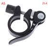 ENXCLWTW Bike Seat Post Clamp,Bike Seat Clamp 2 Pcs Black Bike Bicycle Seatpost Clamp 25.4-34.9mm Aluminum Quick Release Seat Post Bicycle Accessories (Color : B5) (Color : A5) view 2