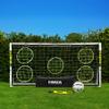 FORZA 8ft x 4ft Soccer Goal | Durable All Weather uPVC with Quick & Easy Assembly - Optional Target Sheet, Ball & Carry Bag - Perfect for Backyards and Clubs (Goal, Ball, Target Net and Carry Bag) view 1