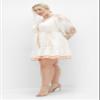 City Chic Women's Plus Size Chloe Placement Dress, 14 view 3