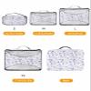 4 Set Packing Cubes - Spring Orchid Flowers Plants Purple Packing Cubes for Carry on Suitcase Lightweight Travel Essential Bag for Clothes Shoes Cosmetics Toiletry view 2