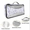 4 Set Packing Cubes - Spring Orchid Flowers Plants Purple Packing Cubes for Carry on Suitcase Lightweight Travel Essential Bag for Clothes Shoes Cosmetics Toiletry view 3