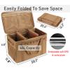Lemubeane Tactical Camping Storage Bag - 46L Utility Tote Bag Trunk Organizer (Coyote Brown) view 2