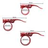 Bike Seat Post Clamp,Bike Seat Clamp 2 Pcs Bicycle Seatpost Clamp 28.6mm 31.8mm 34.9mm MTB Mountain Bike Cycling Seat Post Clamp Seat Quick Release Ultralight (Color : JX068 RED 28.6) ( Color : Jx068 view 2