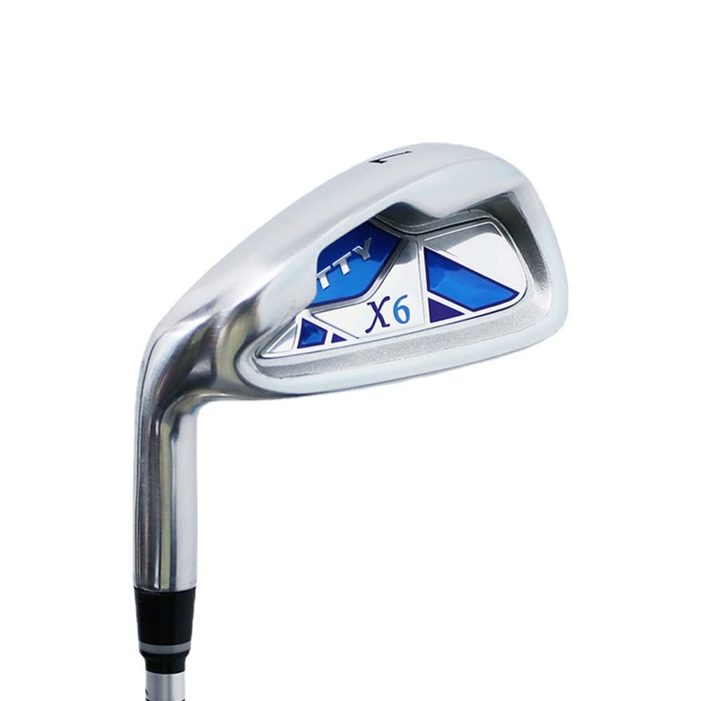 GRASKY Get Perfect Golf Swing with A Steel/Graphite Shaft Golf Iron, Left or Right Handed No.7 Golf Club Iron (Left,with Steel Shaft(Men))