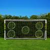 FORZA 8ft x 4ft Soccer Goal | Durable All Weather uPVC with Quick & Easy Assembly - Optional Target Sheet, Ball & Carry Bag - Perfect for Backyards and Clubs (Goal and Target Net) view 1