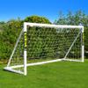 FORZA 8ft x 4ft Soccer Goal | Durable All Weather uPVC with Quick & Easy Assembly - Optional Target Sheet, Ball & Carry Bag - Perfect for Backyards and Clubs (Goal and Target Net) view 2