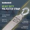 BoatBuckle P.W.C. Winch Strap with Loop End, (2-Inch x 15-Feet) view 3