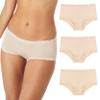 Maidenform Women's Underwear Boy Shorts Pack, 3-Pack, Microfiber Boy shorts Underwear Women Pack, Lace Panties for Women view 1