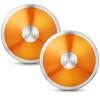 Wettarn 2 Pcs Discus, Man Women Discus Track and Field Discuses Track and Field Equipment (1 kg,Orange) view 1