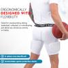 TUOY Adult 5-Pad Football Girdle Hip Thigh Protector Padded Shorts (SDT9) view 3