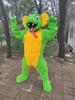 Eamior Power Green Cobra Mascot Costume Adult Size for Men & Women with Built-in Fan Inside the Head view 2