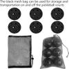 Spunspon 36 Pack Pickleball Balls, 40 Holes Outdoor Pickleballs, High Elasticity & Durable Pickle Balls for All Style Pickleball Paddles (Black) view 2