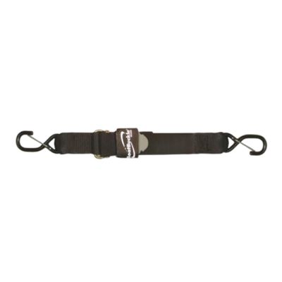 BoatBuckle Pro Series Kwik-Lok Gunwale Tie-Down 2-Inch x 13-Feet, Black