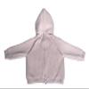 Rearview Basics Simple Sentiments Hooded Cotton Baby Sweater with Back Zipper Knitted Soft Easy On (US, Age, 6 Months, 9 Months, Tan) view 2
