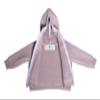 Rearview Basics Simple Sentiments Hooded Cotton Baby Sweater with Back Zipper Knitted Soft Easy On (US, Age, 6 Months, 9 Months, Tan) view 3