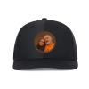 Generic Customized Leather Patch Truck Driver Men's and Women's Hat - Personalized Text and Photo UV Spray Printed Baseball Cap 47 Black view 1