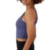 Hanes Women's Moves Crop Bralette, V-Neck Cropped Pullover, Built-in Shelf Bra, Odor Control view 2