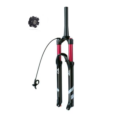 ZECHAO 26 27.5 29in Mountain Bike Suspension Forks,Ultralight Gas Shock Absorber 140mm Travel Rebound Adjustment Straight/Tapered (Color : Spinal Canal, Size : 29inch)