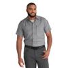 Red Kap Men's Cooling Short Sleeve Work Shirt, Gravel, Small view 1